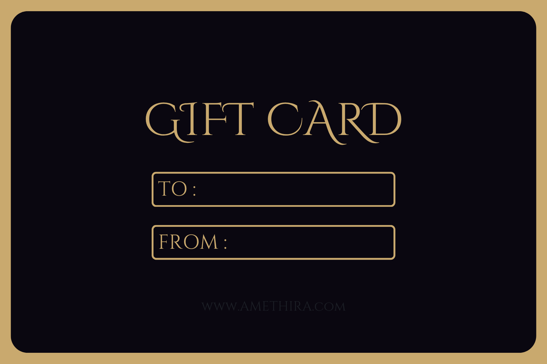 Amethira Gift Card