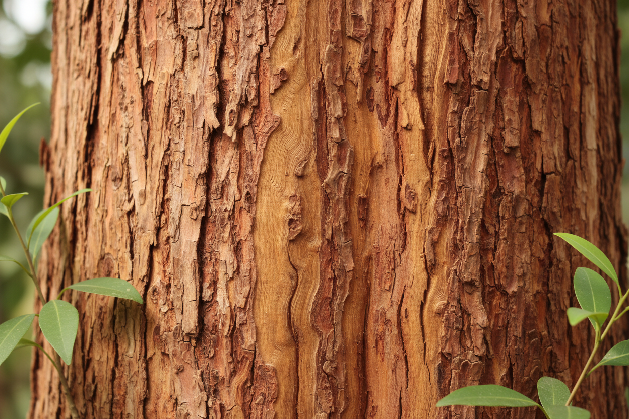 close up of sandalwood tree